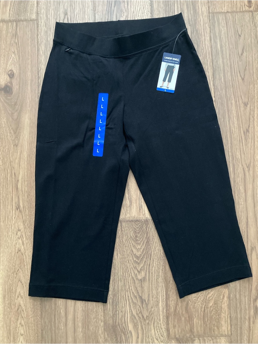 Lands' End NWT Women’s Shore Stretch Knit Capri Pants